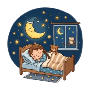 Gece — zıt anlamlı kelime kartı