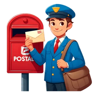 Postacı — soru kartı (cevap)